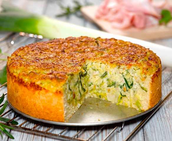 Pórkový dort (Porreetorte)