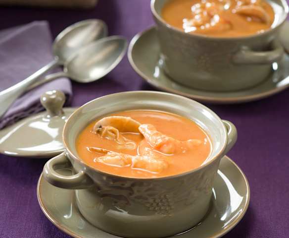 Sopa de pescado donostiarra