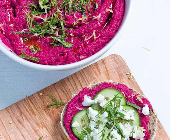 Houmous de betterave