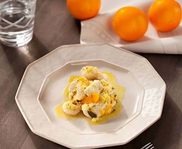 Pechuga de pollo a la naranja Pechuga de pollo a la naranja