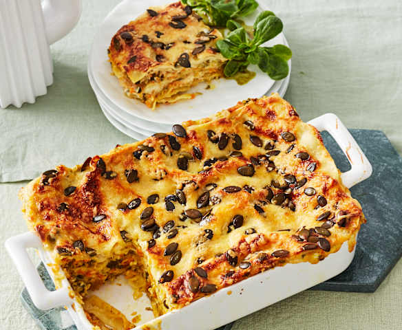 Möhren-Wirsing-Lasagne