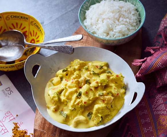 Hähnchen-Cashew-Curry