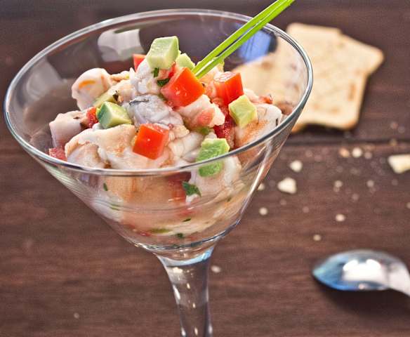 Ceviche de camarón