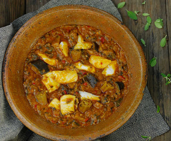 Ragout de poisson angolais (Calulu)