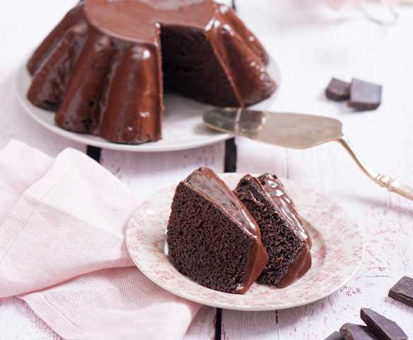 Kakaowa babka z Varomy z polewą czekoladową