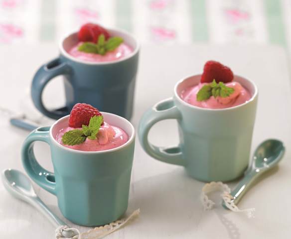 Raspberry and Lime Mousse