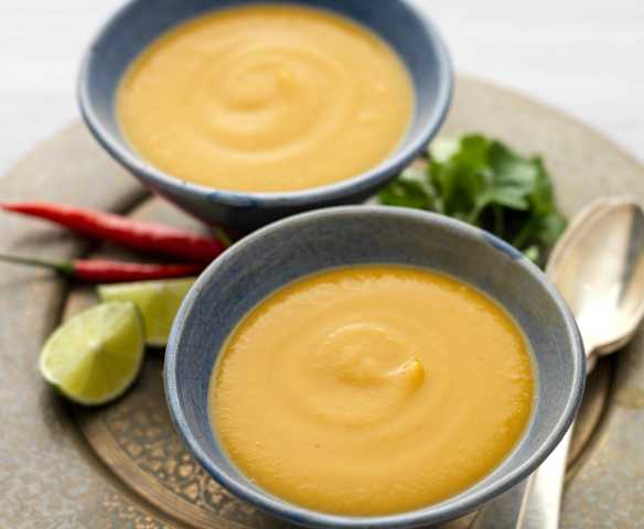 Zupa z batatów z pastą curry Zupa z batatów z pastą curry