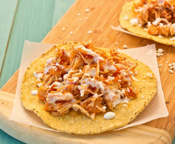 Tinga de pollo (shredded chicken)