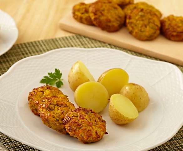 Čočkové biftečky s mrkví