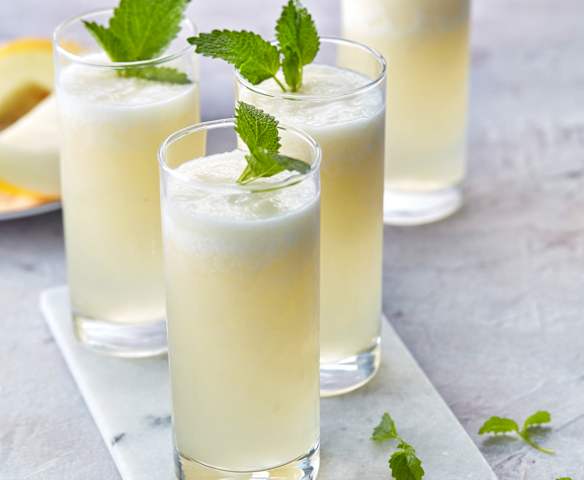 Granita melone, menta e gin