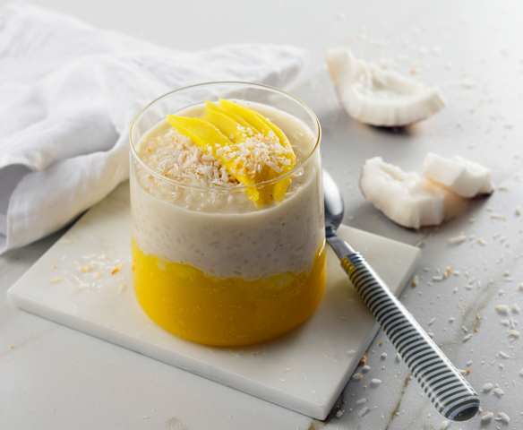 Kokosmilchreis mit Mango