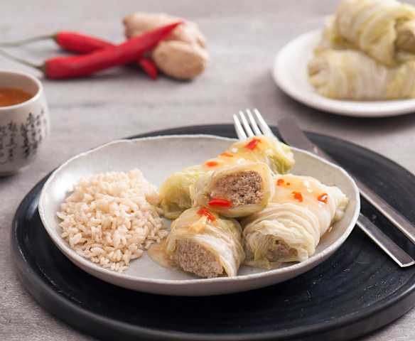 Orientalne gołąbki w sosie słodko-kwaśnym