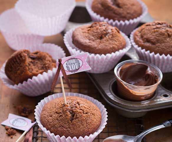 Bananen-Nougat-Muffins