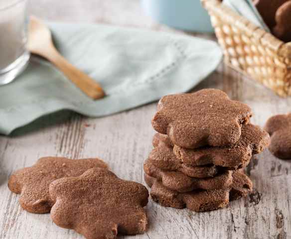 Biscotti al cacao e cioccolato