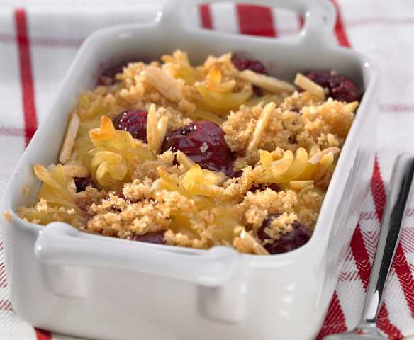 Nudel-Kirsch-Auflauf