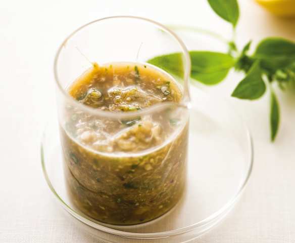 Marinade soja, citron, ail, gingembre