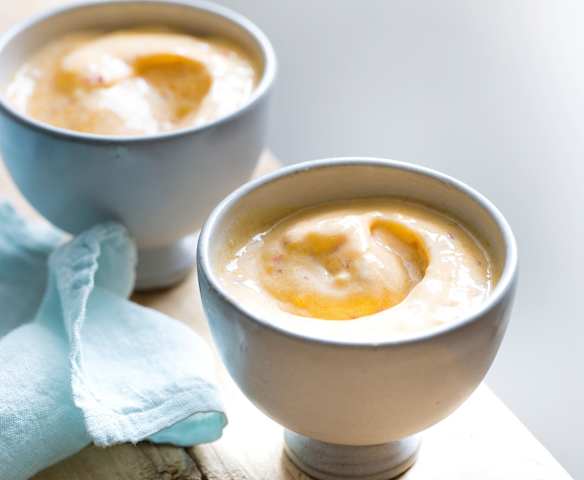 Sorbet express pêche, abricot et banane