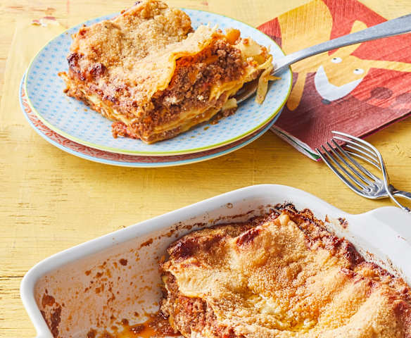 Lasagne à la bolognaise et ricotta