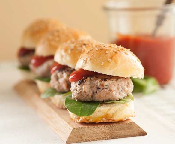 Minihamburguesas de cordero