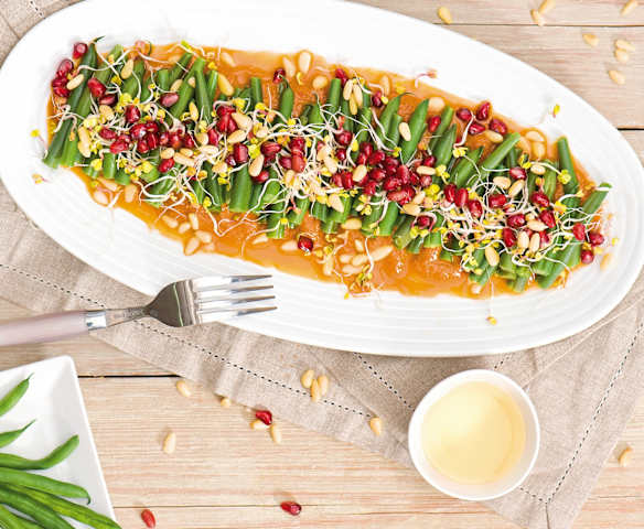 Zielona fasolka szparagowa na Varomie