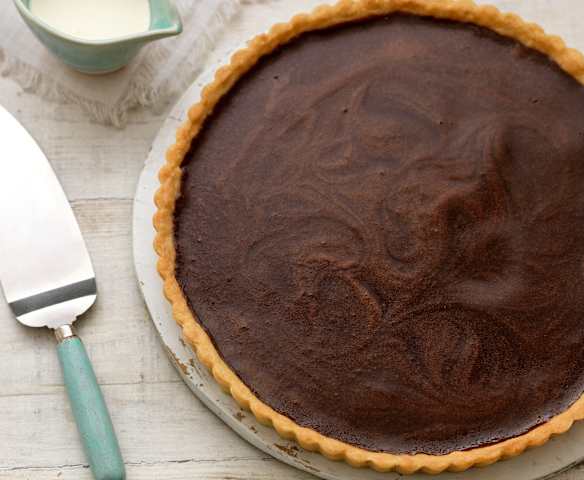 Chocolate and Cream Cheese Tart Chocolate and Cream Cheese Tart