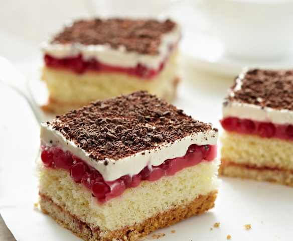 Johannisbeer-Schnitte