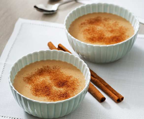 Natillas de cerveza negra