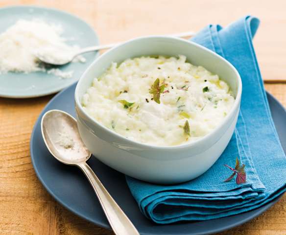 Risotto aux herbes et fromage de chèvre