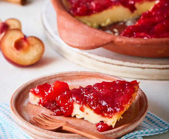 Sericaia con mermelada de ciruelas