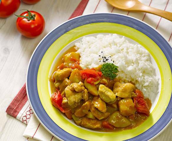Curry de poulet à la japonaise