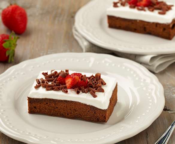 Čokoládový koláč v páře