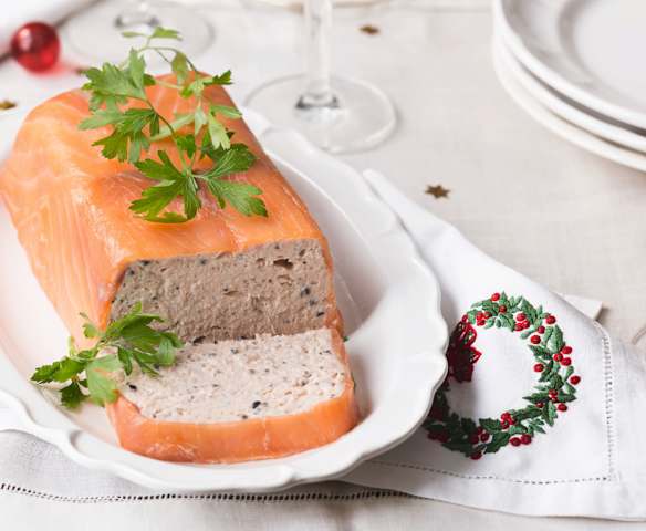 Paté de jamón y salmón ahumado