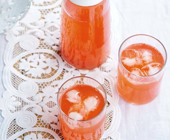 Ice tea de morango