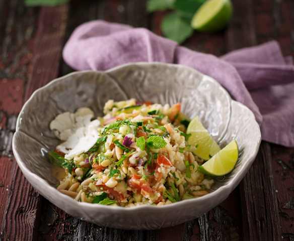 Gemüsesalat mit Limetten-Marinade Gemüsesalat mit Limetten-Marinade