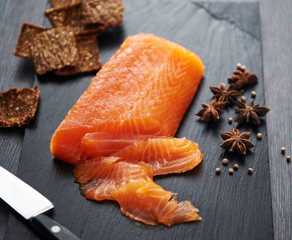 Anise-cured salmon