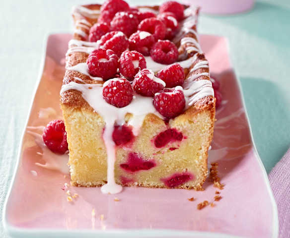 Saftiger Himbeerkuchen