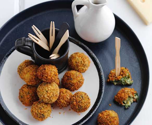 Spinat-Käse-Kroketten