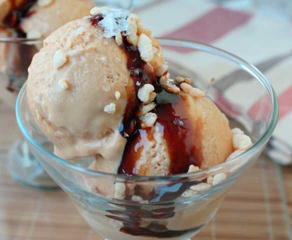Helado de caramelo