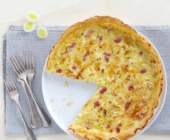 Quiche au poireau