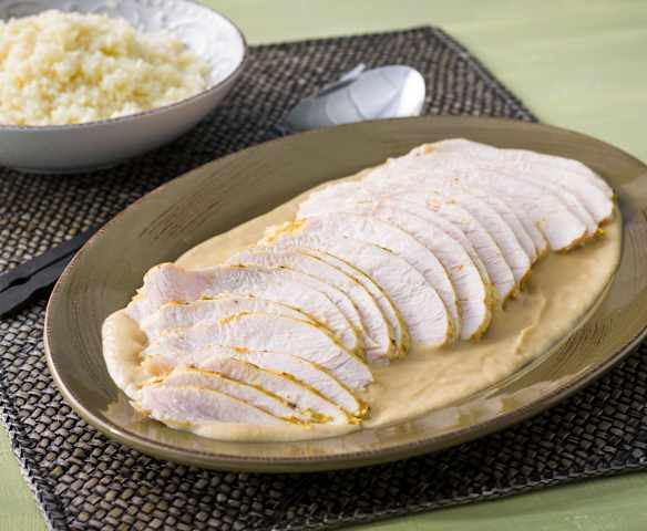 Pechuga de pavo al curry