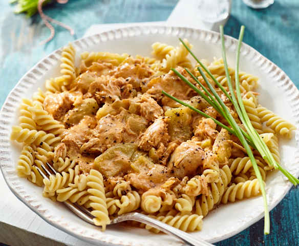 Schmorgurken-Puten-Gulasch