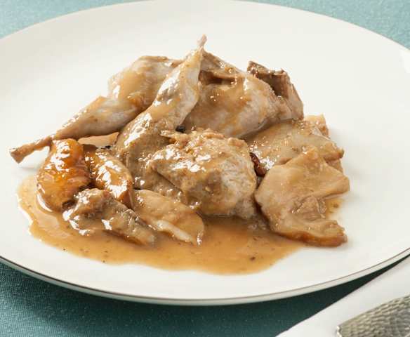 Codornices en escabeche de boletus