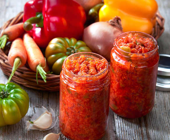 Salsa agridulce de verduras