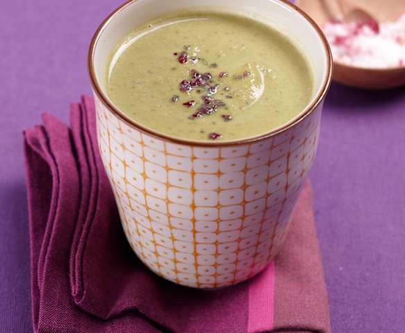 Zupa krem z brukselki z soczewicą
