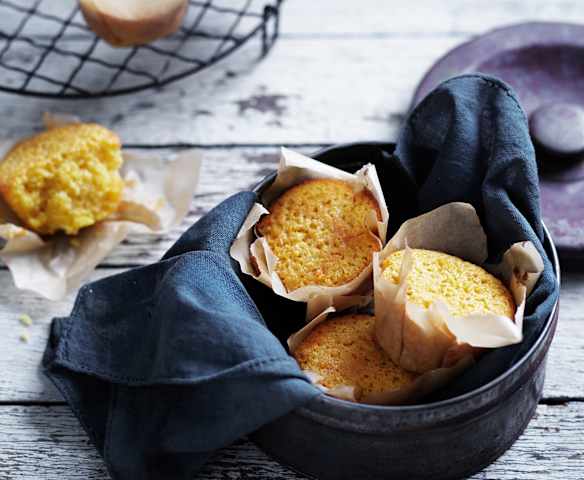 Lemon and lime polenta cakes