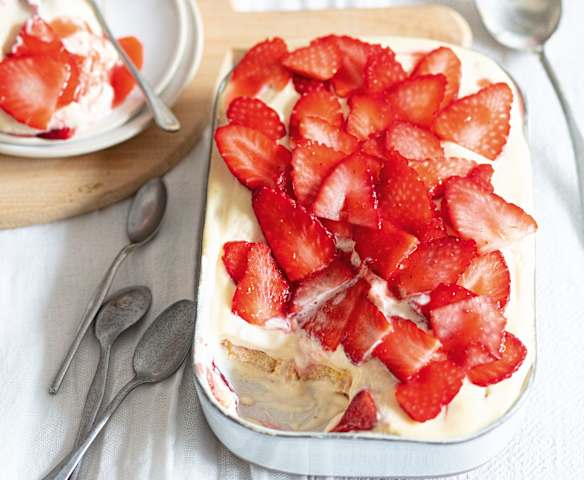 Tiramisu aux fraises
