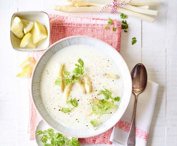 Spargelcremesuppe