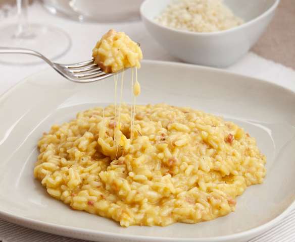 Prosciutto and Provolone Risotto