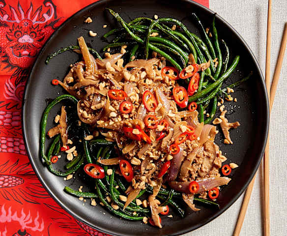 Chinese Long Beans with Pork