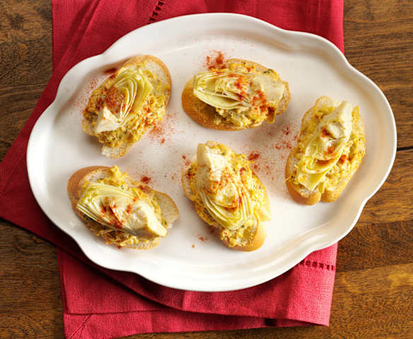 Artichoke Heart Bruschetta